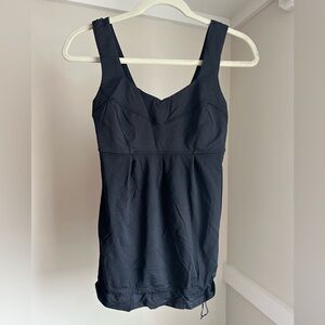 Lululemon athletica black bubble tank top